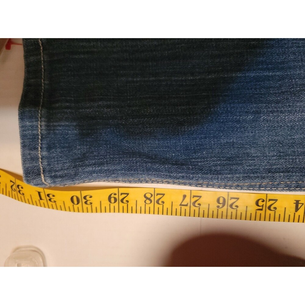 Zd Premium Patchwork Distressed Straight Leg Jean… - image 5